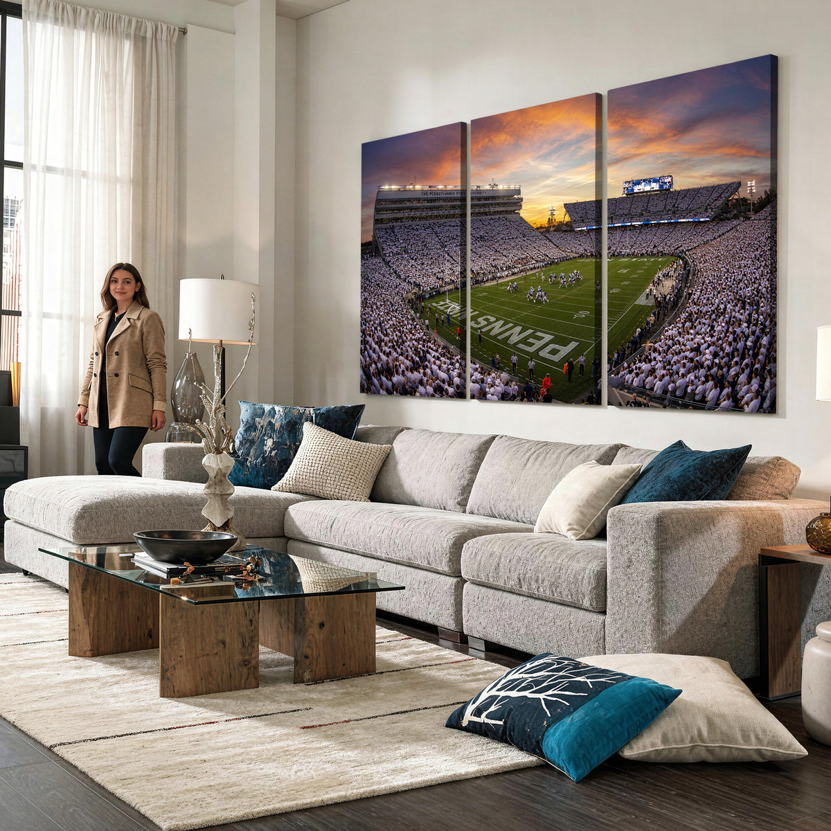 37485833-MGV-CV-36X24 - Stadium Wall Art Canvas Print