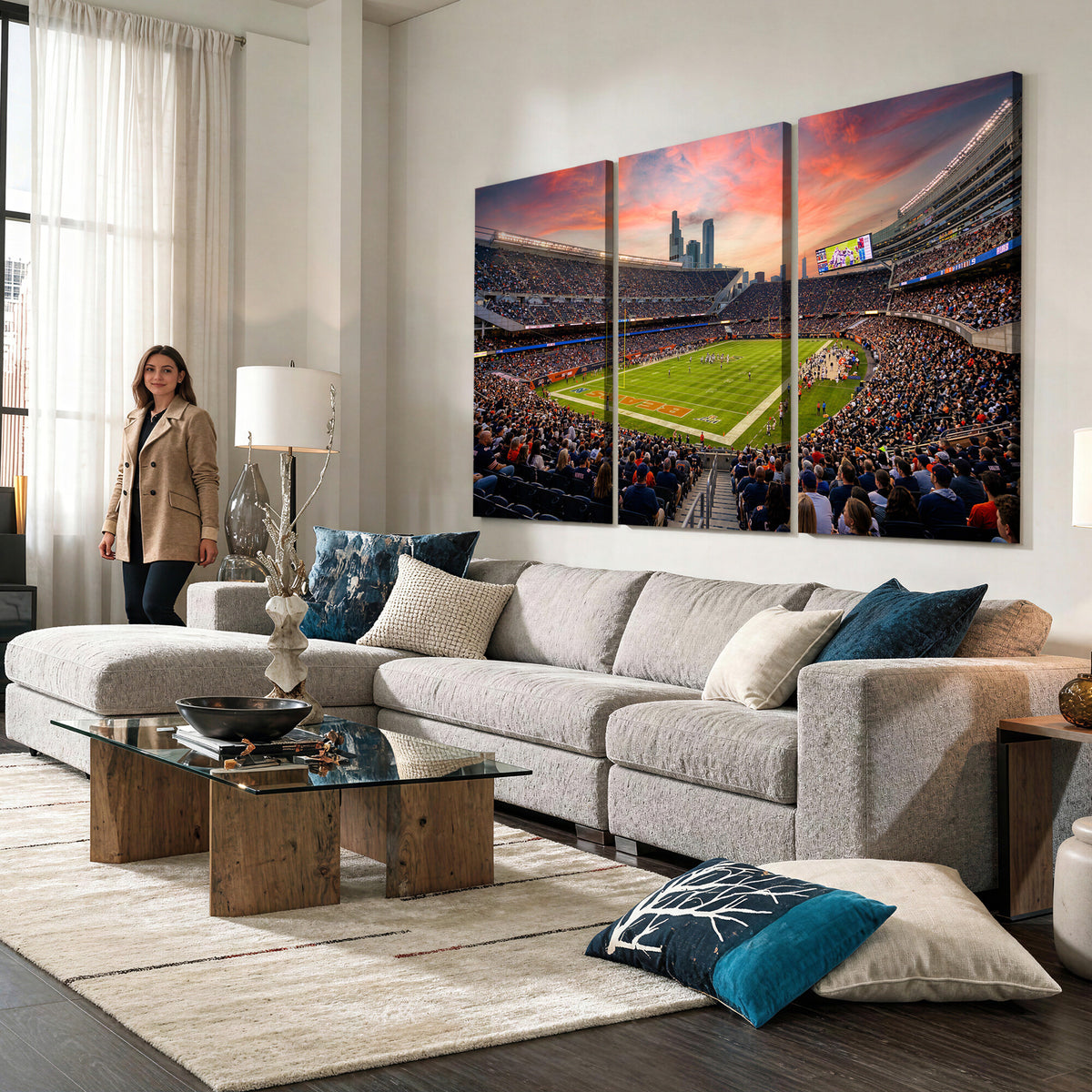 15295996-MGV-CV-36X24 - Stadium Wall Art Canvas Print