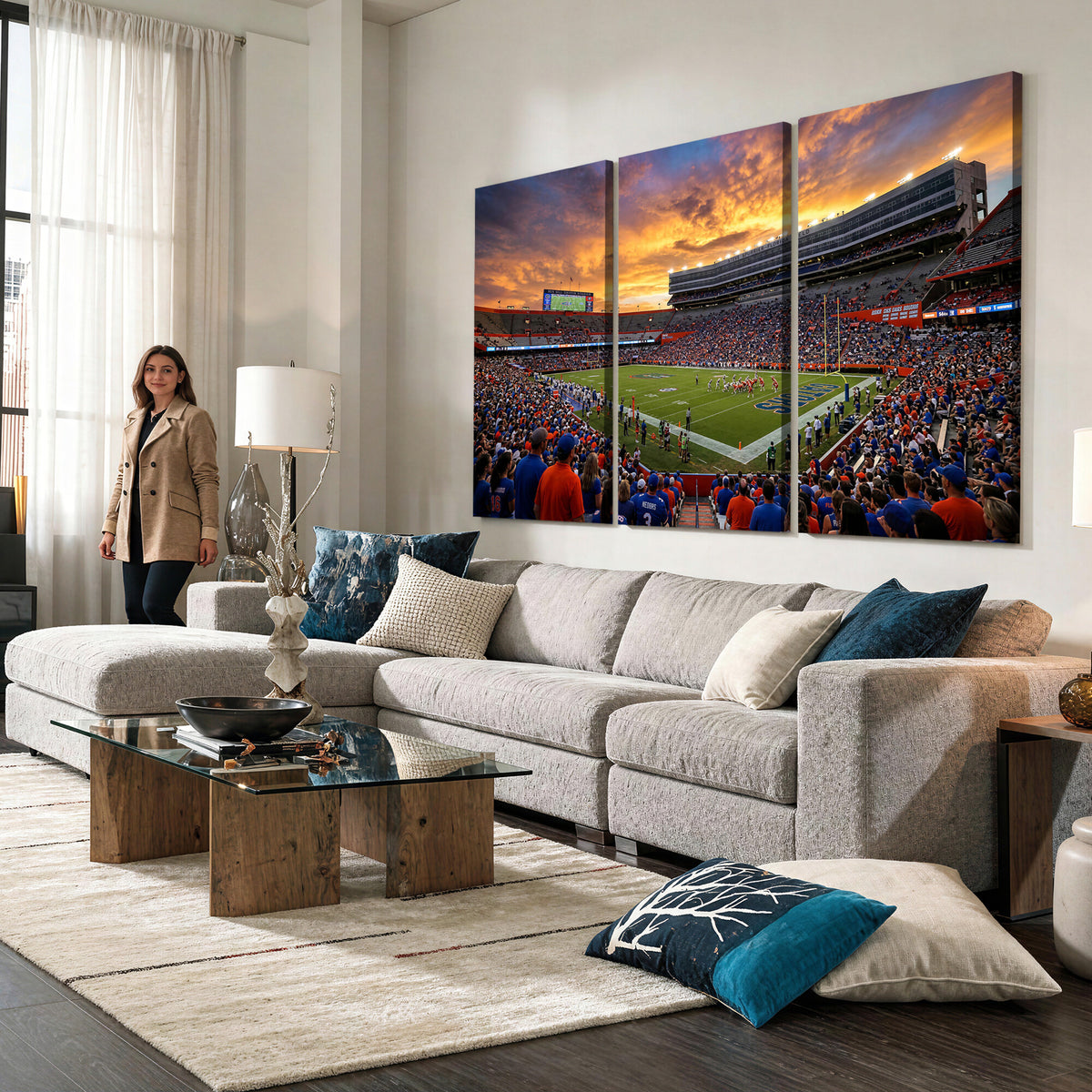 23829865-MGV-CV-36X24 - Stadium Wall Art Canvas Print
