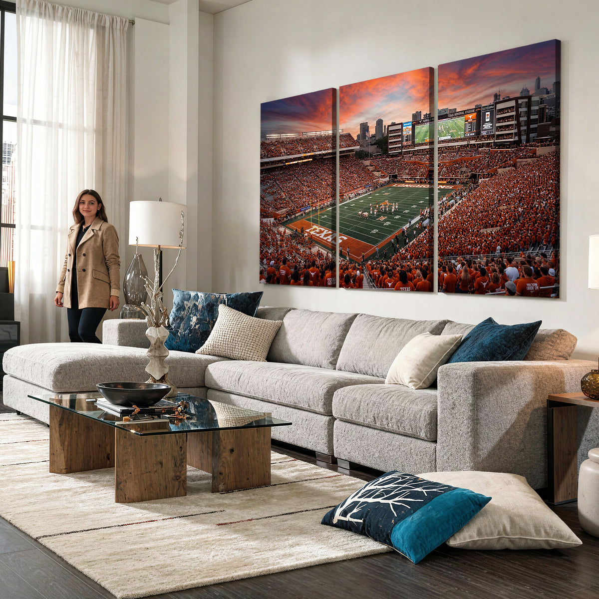 68564193-MGV-CV-36X24 - Stadium Wall Art Canvas Print