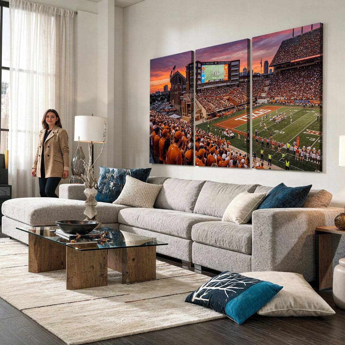 23743181-MGV-CV-36X24 - Stadium Wall Art Canvas Print