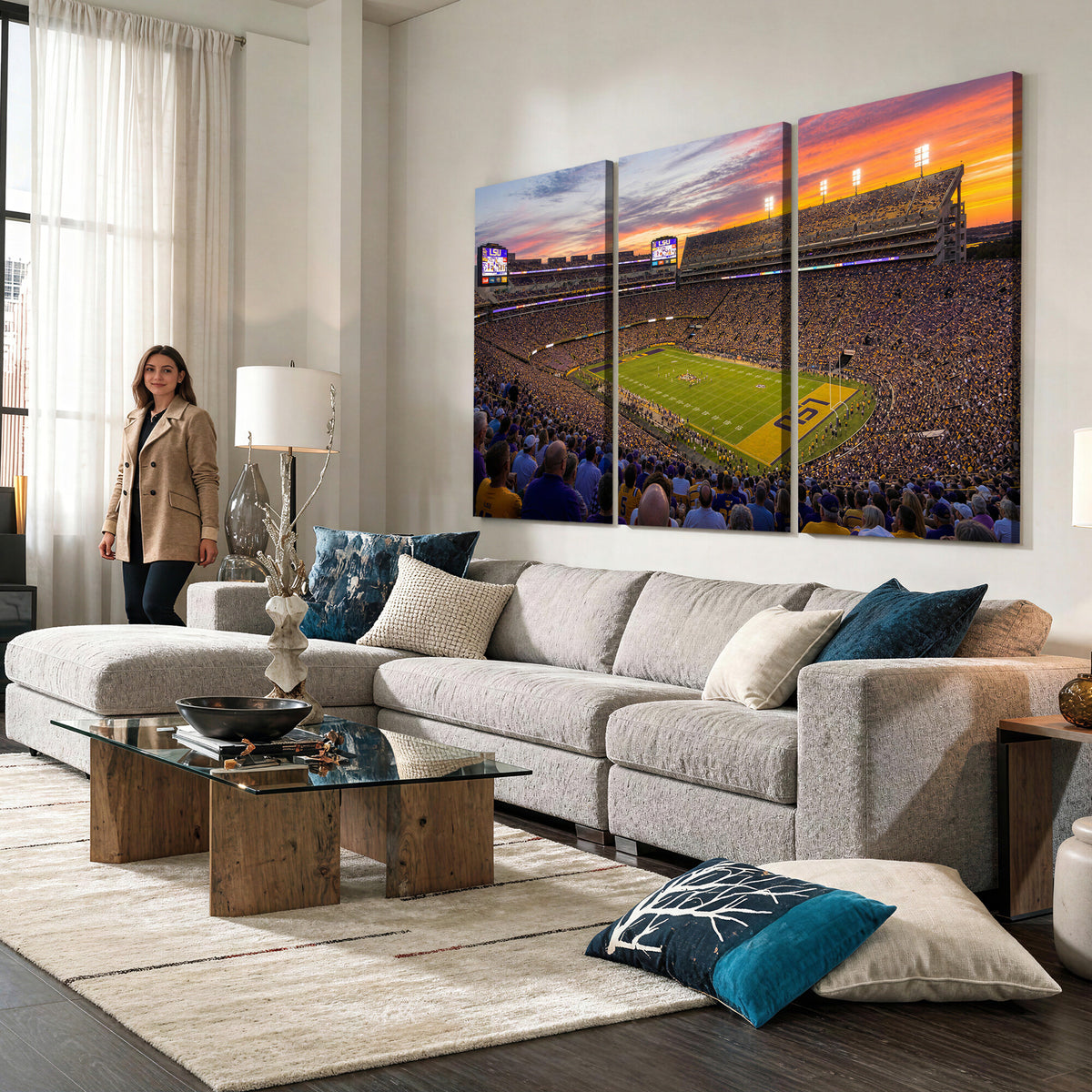 91303167-MGV-CV-36X24 - Stadium Wall Art Canvas Print