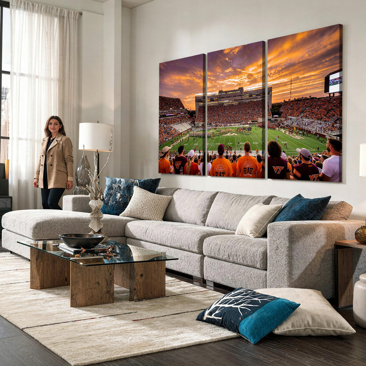 25873880-MGV-CV-36X24 - Stadium Wall Art Canvas Print