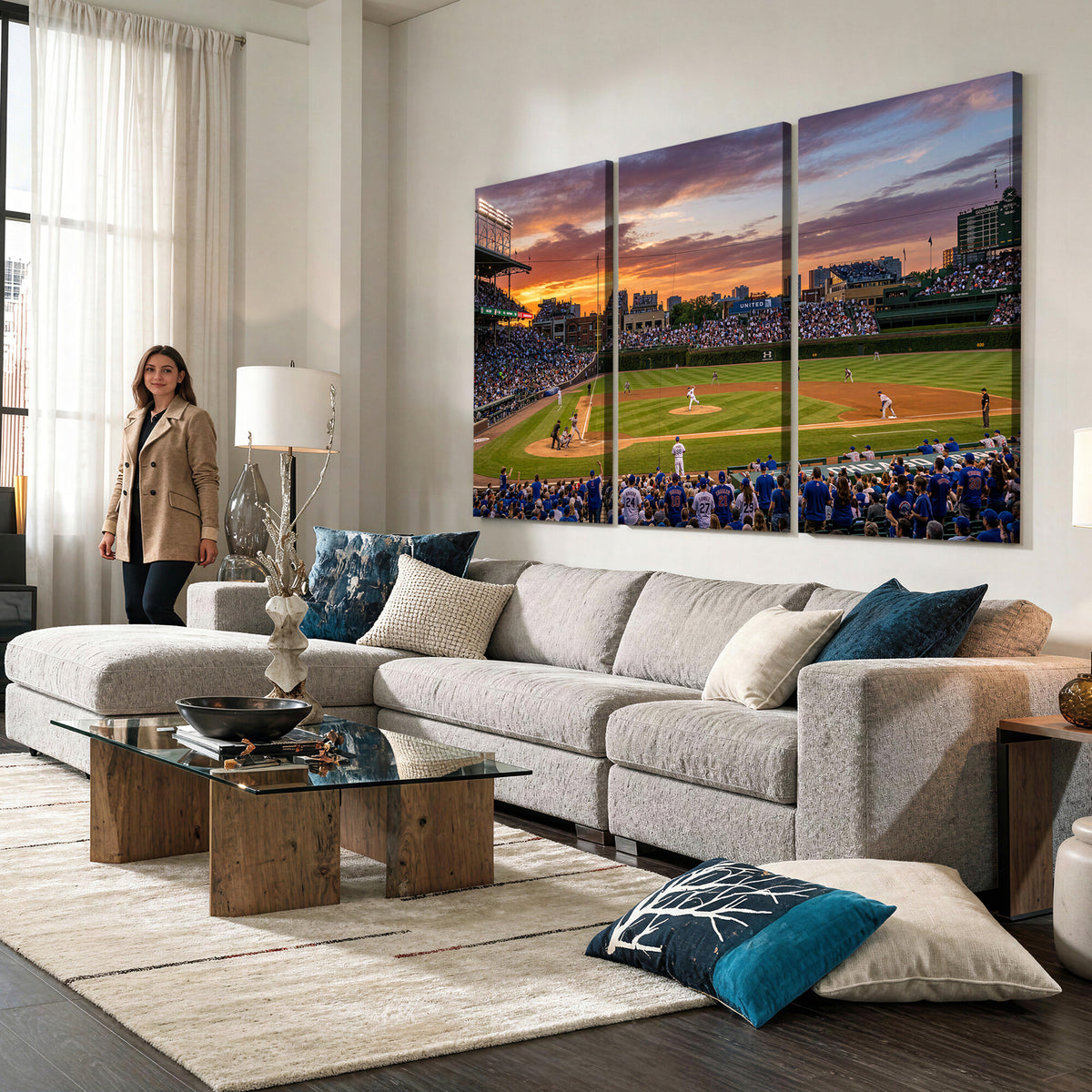 71103551-MGV-CV-36X24 - Stadium Wall Art Canvas Print
