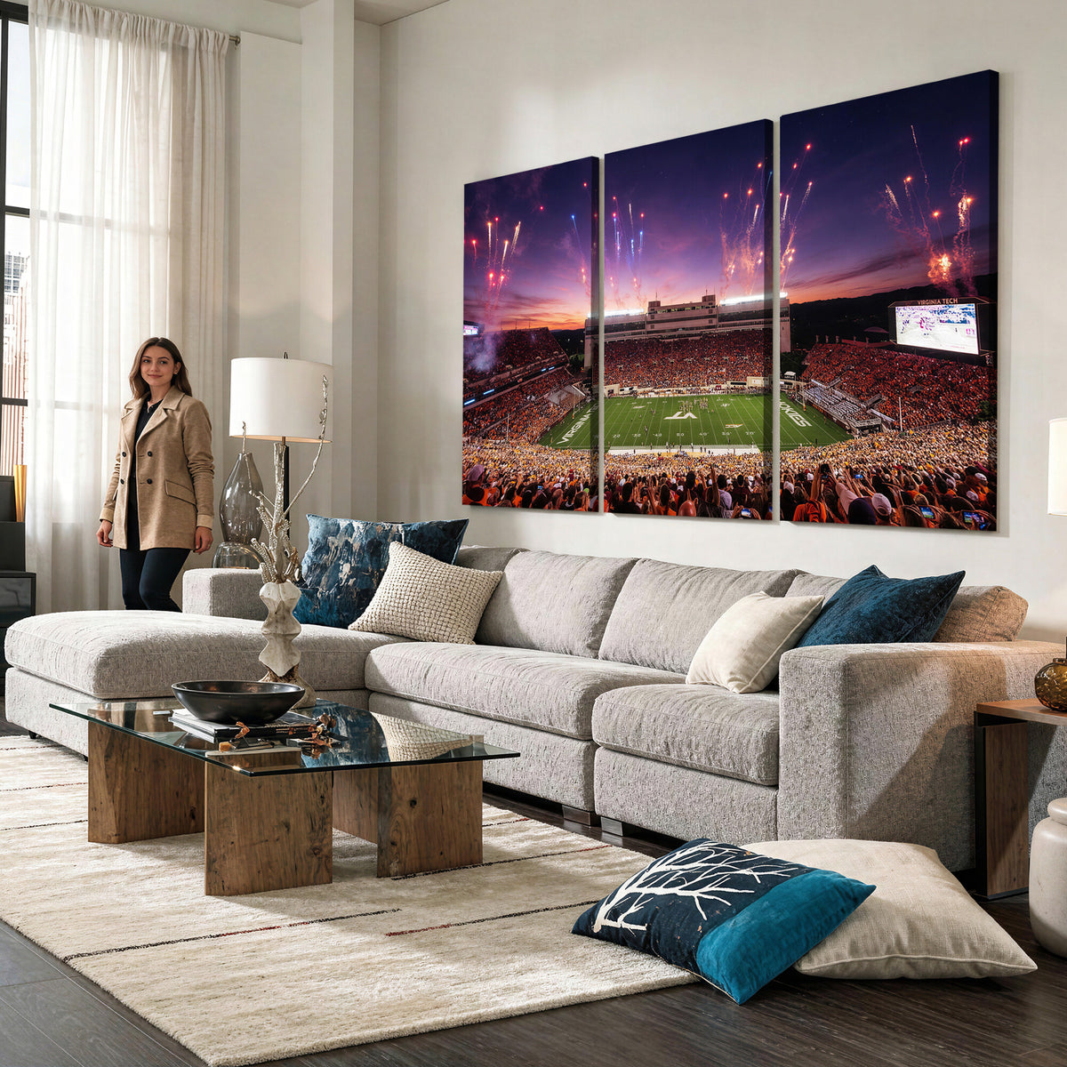 60785214-MGV-CV-36X24 - Stadium Wall Art Canvas Print
