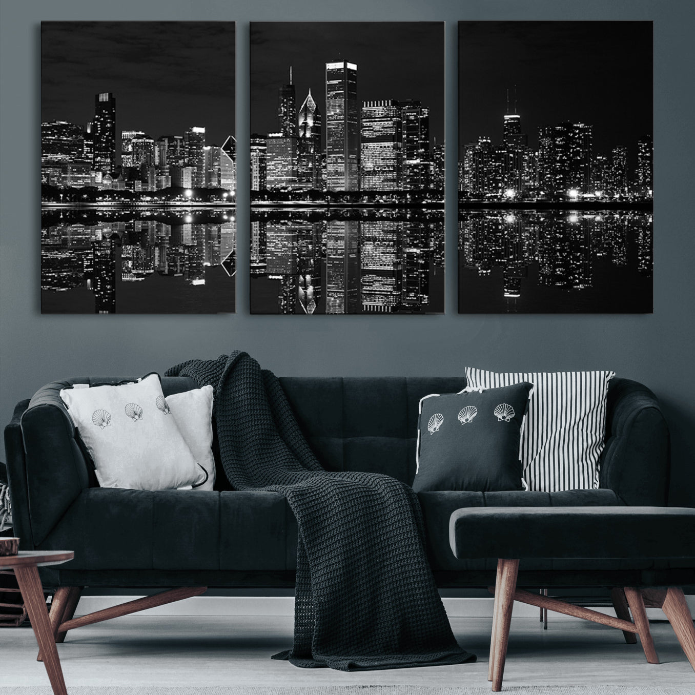 -Chicago Wall Art Canvas Print