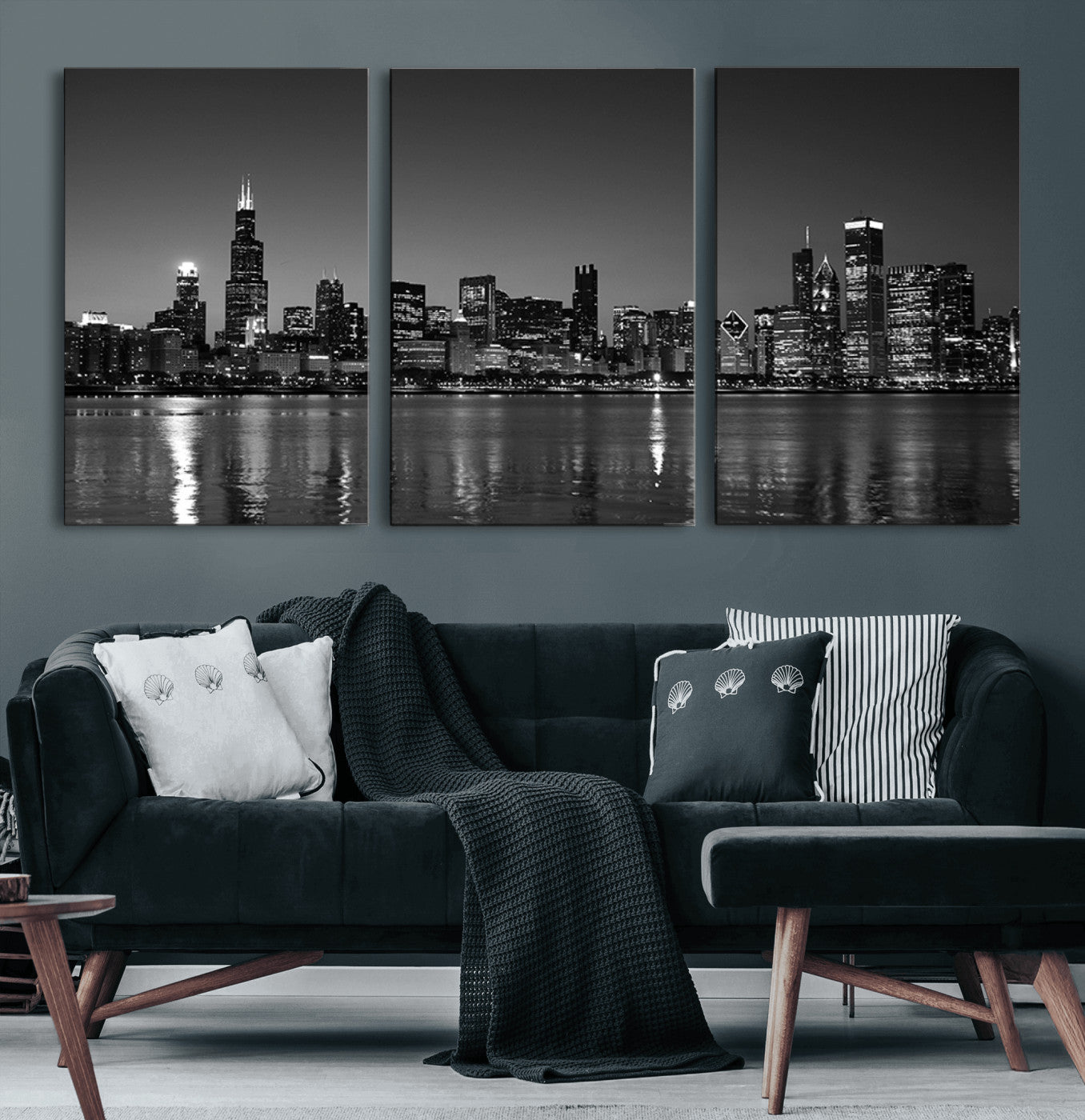 -Chicago Wall Art Canvas Print