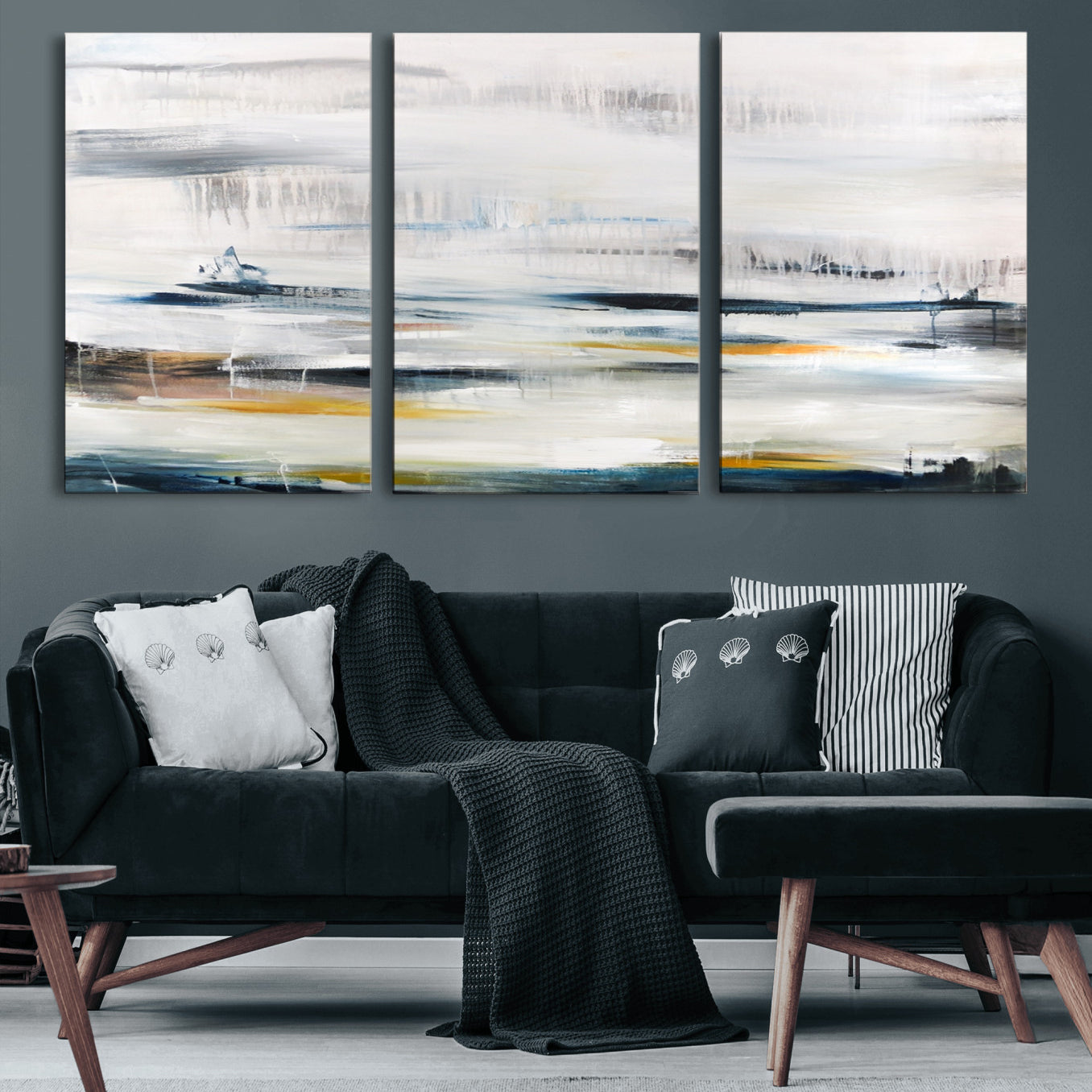 74932-MGV-CV-60X30-3P-Soft Color Abstract Canvas Print