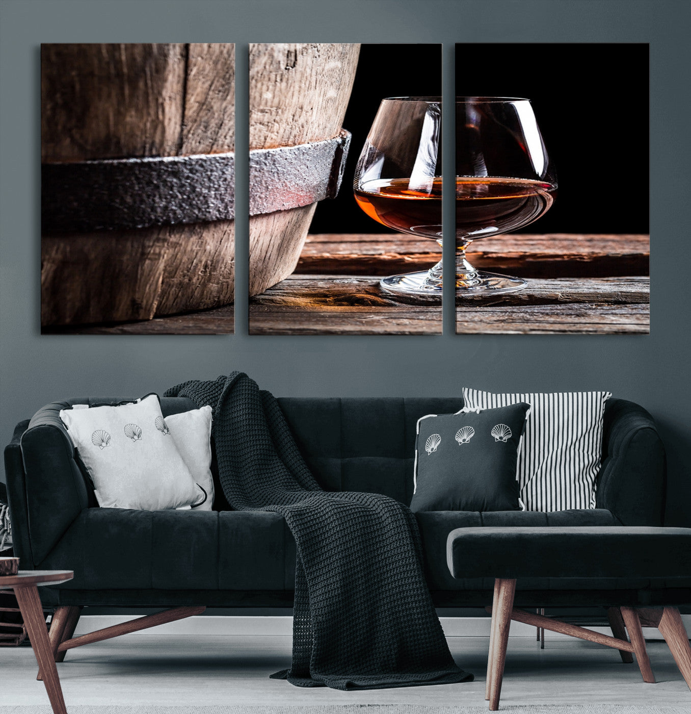 55599-MGV-CV-60X30-3P-Scots Whiskey Wall Art Canvas Print