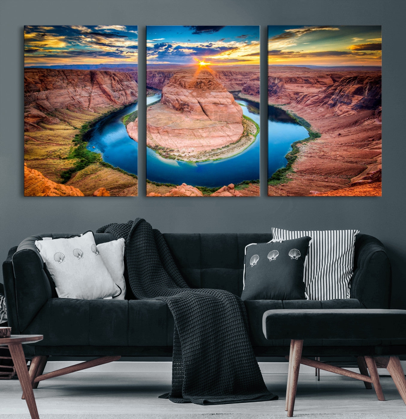 80407-MGV-CV-60X30-3P-Grand Canyon Wall Art Canvas Print