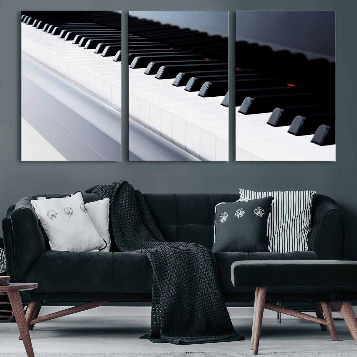73351-MGV-CV-60X30-3P-Piano Artwork Canvas Wall Art Print
