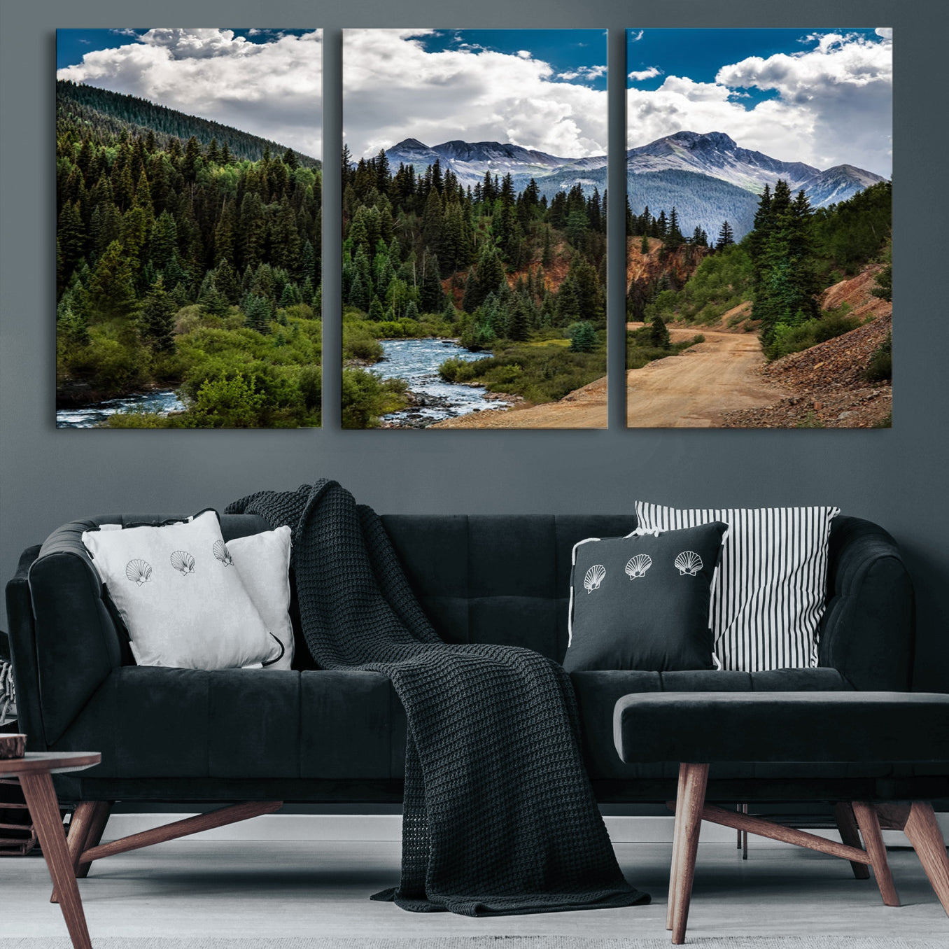 -San Juan Nal Forest Wall Art Landscape Canvas Print