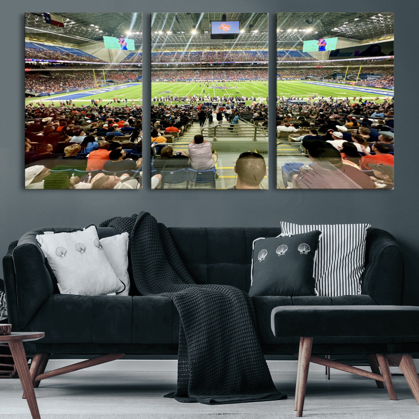 57279-MGV-CV-60X30-3P-The University of Texas at San Antonio Roadrunners Football Team Print - San Antonio Alamodome Wall
