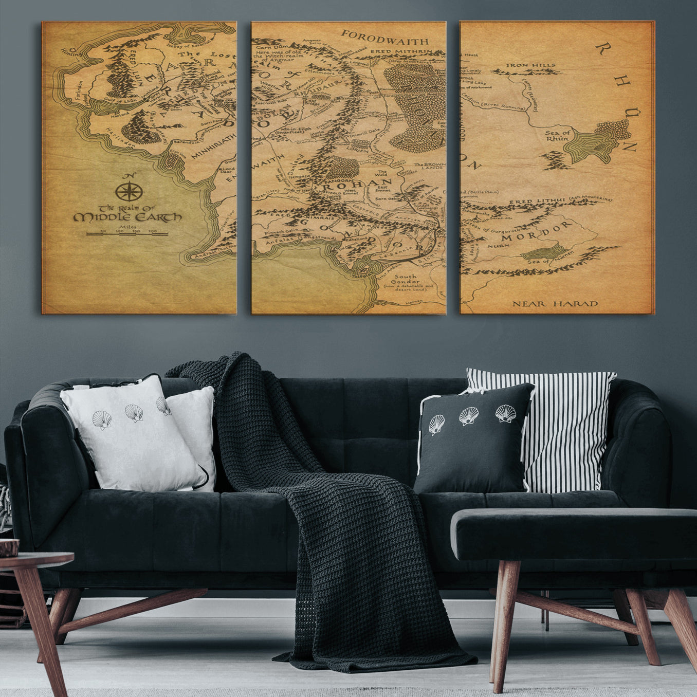 65656565-MGV-CV-60X30-3P-Push Pin World Map Canvas Print – Framed Wall Art for Couples to Track Their Travels – Anniversary