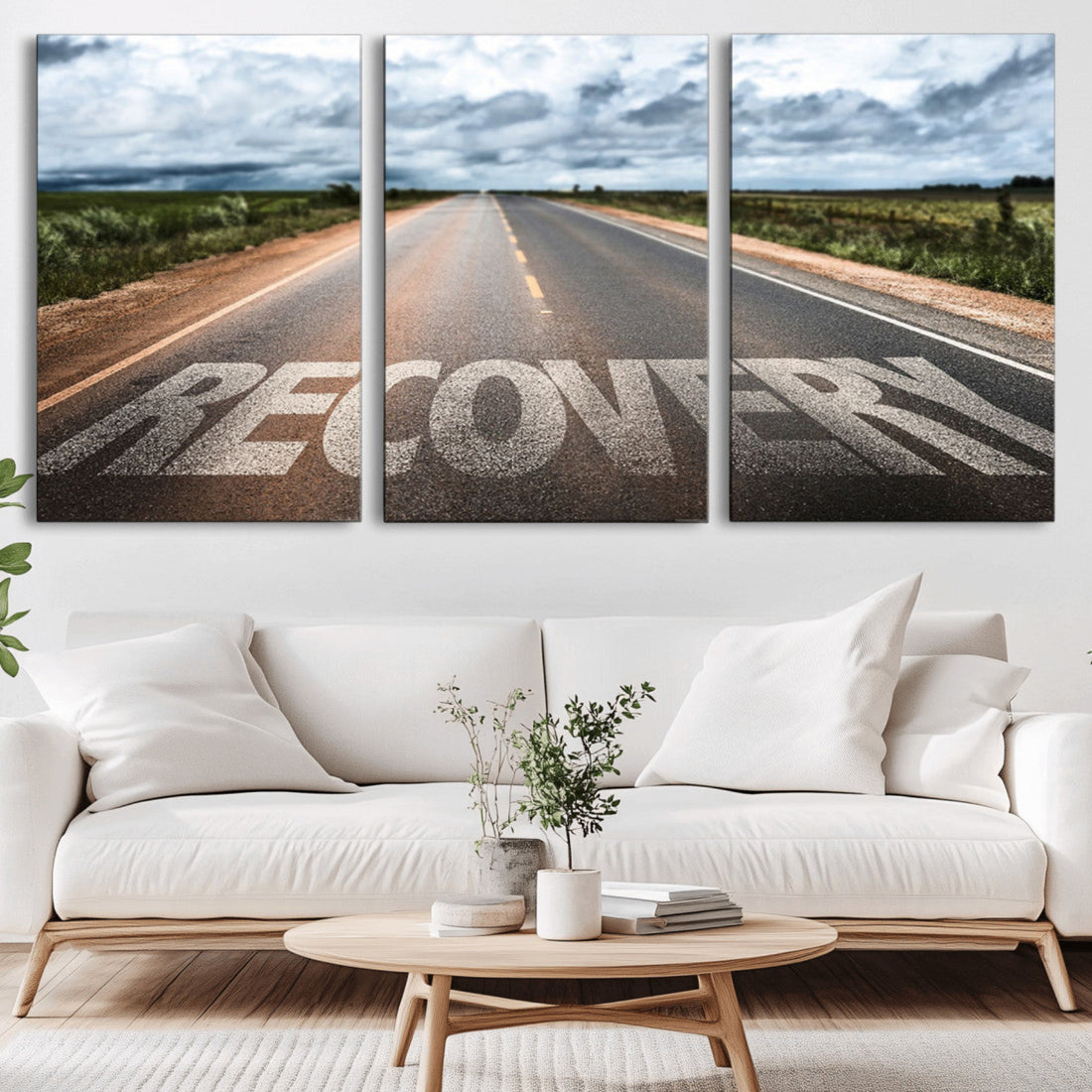 Recovery Road Wall Art Canvas Print