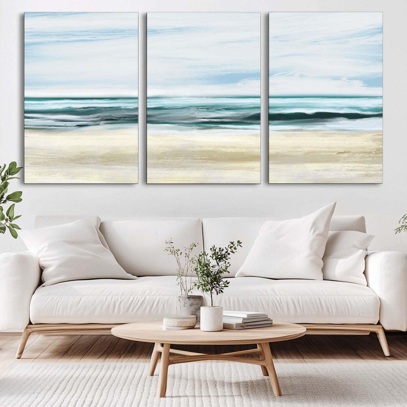 96301-MGV-CV-36X24-Ocean Abstract Wall Art Canvas Print