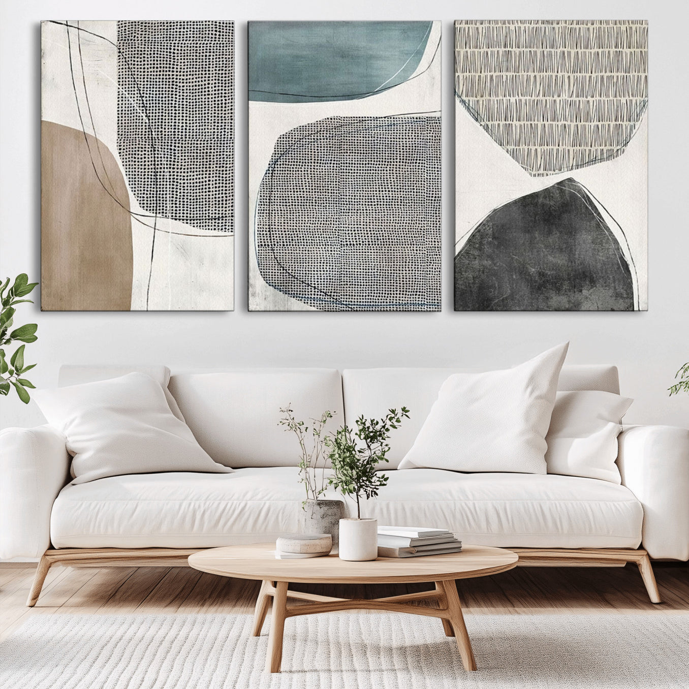 65308-MGV-CV-36X24-Canvas Print Wall Art Abstract Art Boho, Framed Boho Decor Canvas Print