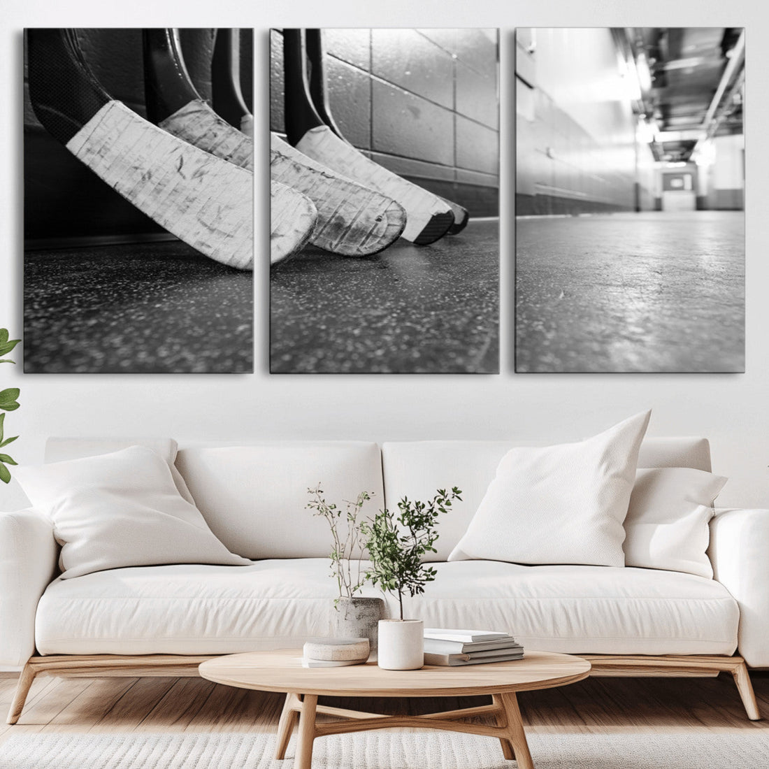 Ice Hockey Wall Art Canvas Print