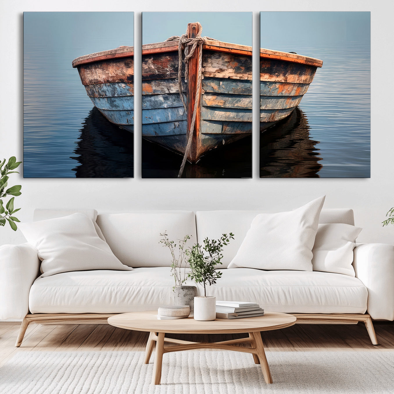 -Stunning Vintage Boat Canvas Print | Nautical Wall