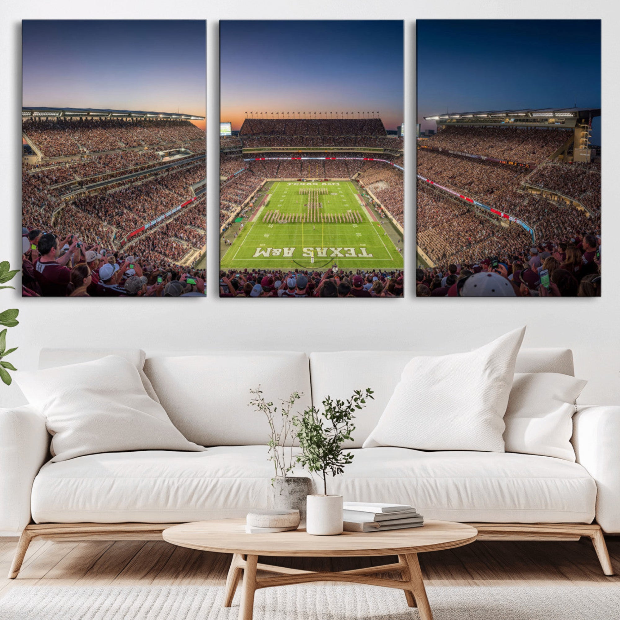 17421-MGV-CV-36X24-Kyle Field Wall Art Print | Large Texas A&M Aggies Football Canvas Print for Sports Enthusiasts |