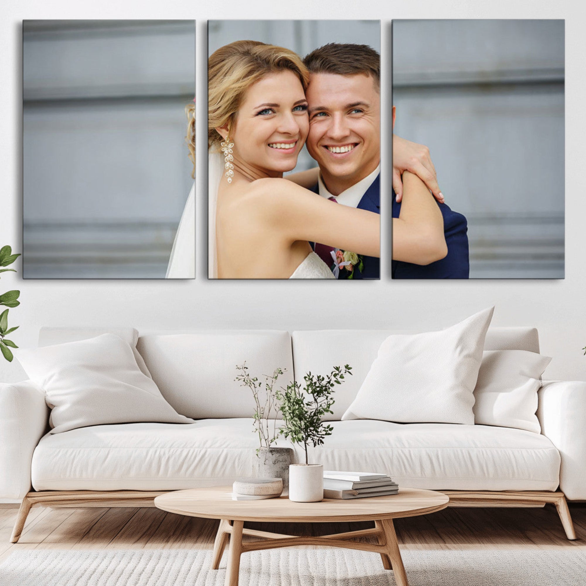 CSTM6030-MGV-CV-36X24-Create Your Own Photo Framed Canvas Print - Custom Personalized Wall Art Print for Gift