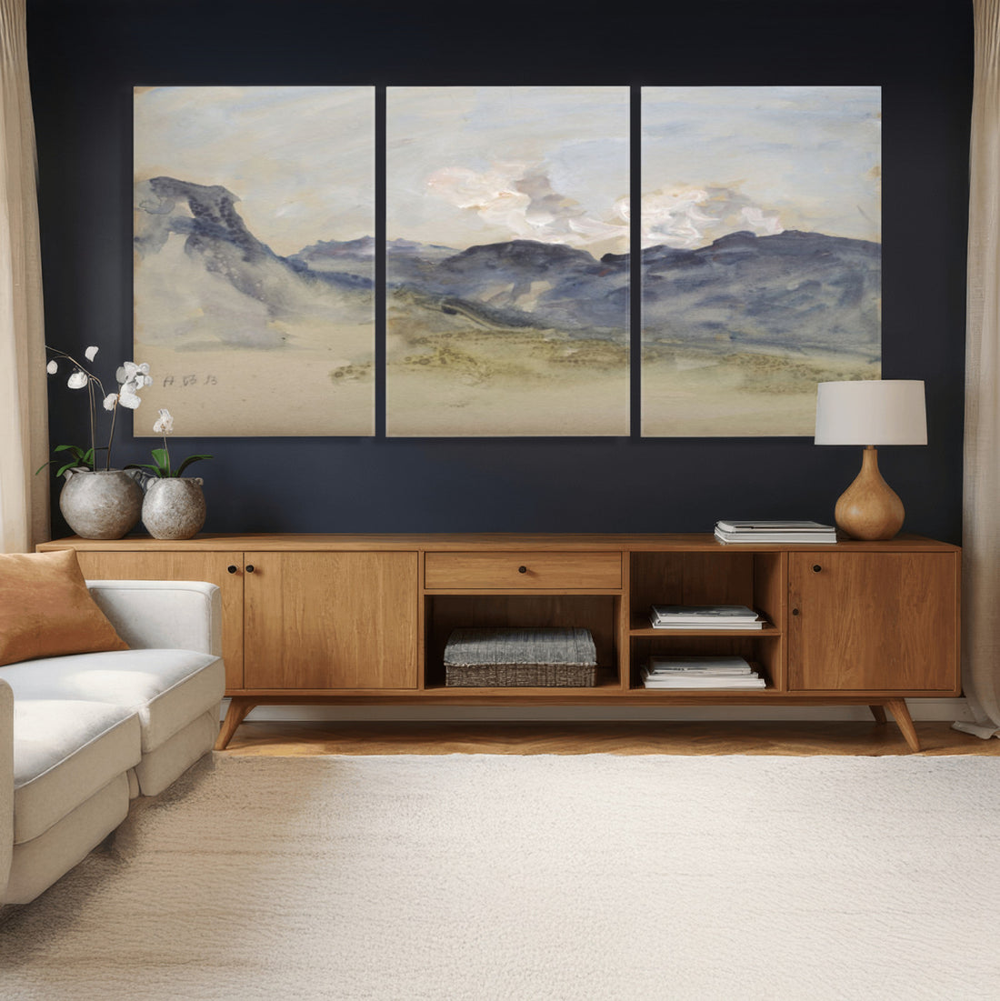 Alps Hercules Brabazon Brabazon Abstract Wall Art Canvas Print