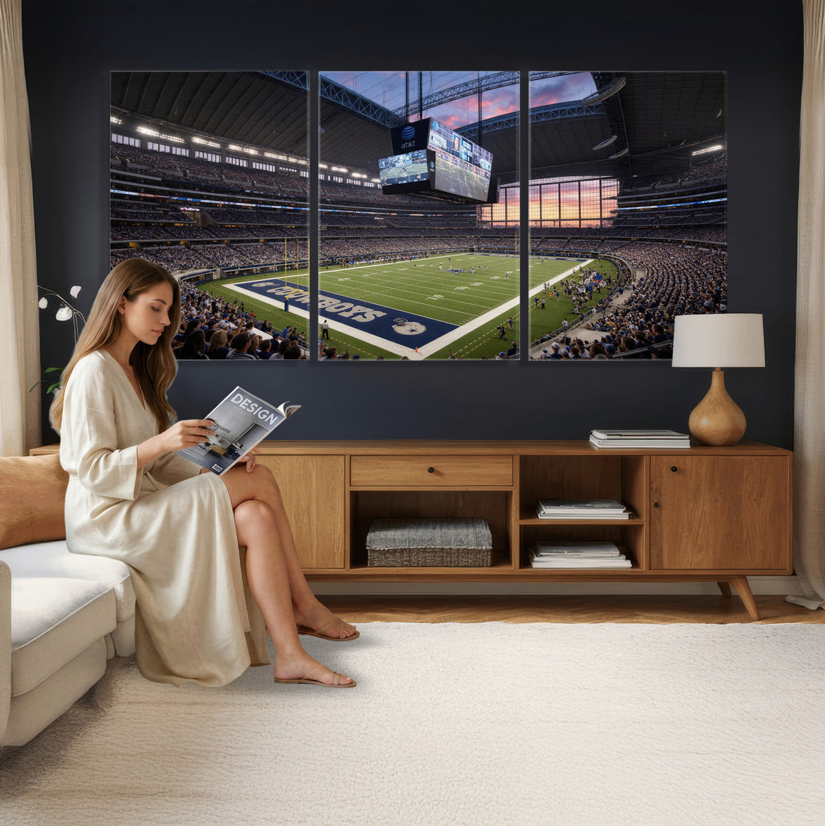 94095904-MGV-CV-36X24 - Stadium Wall Art Canvas Print