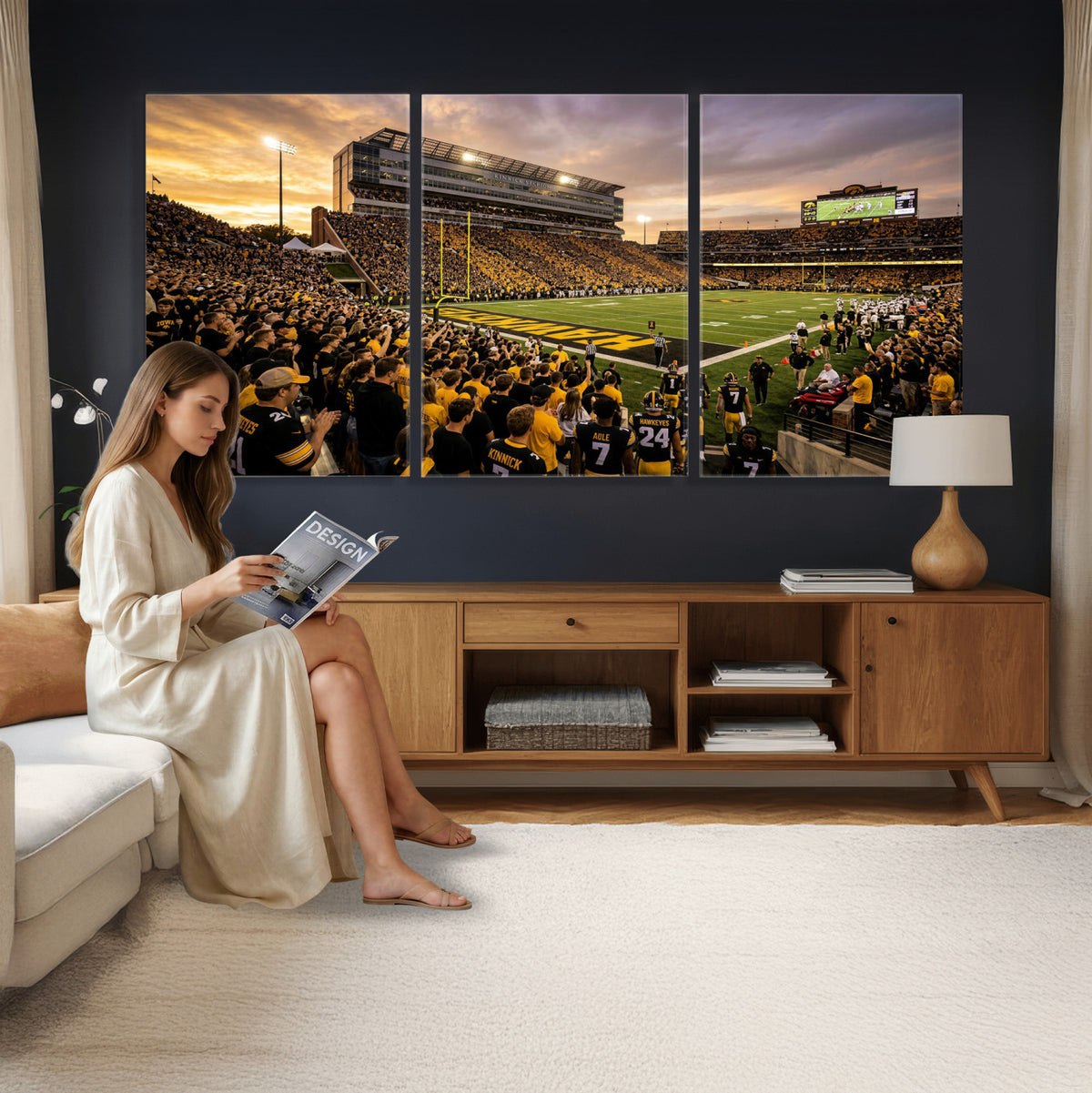60847729-MGV-CV-36X24 - Stadium Wall Art Canvas Print