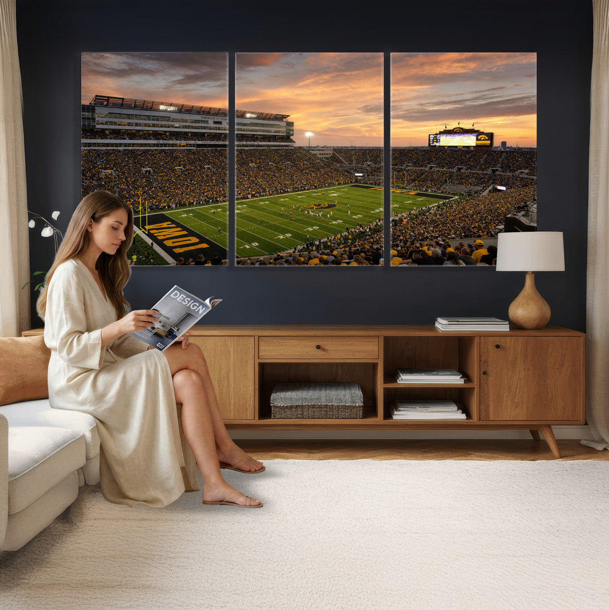 84993181-MGV-CV-36X24 - Stadium Wall Art Canvas Print