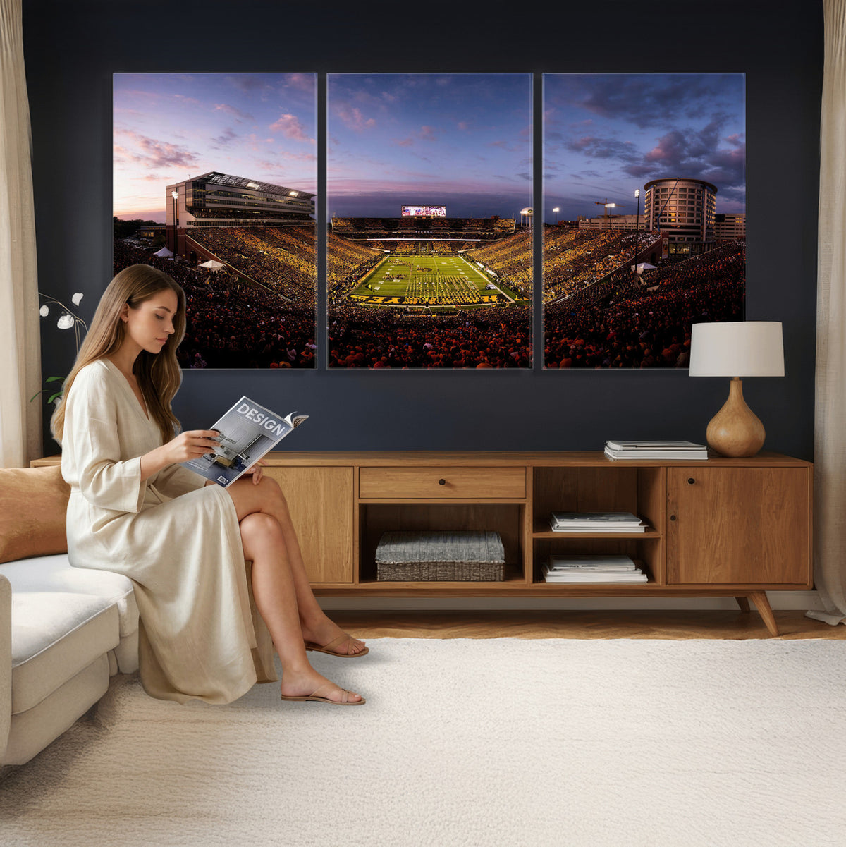 49683861-MGV-CV-36X24 - Stadium Wall Art Canvas Print