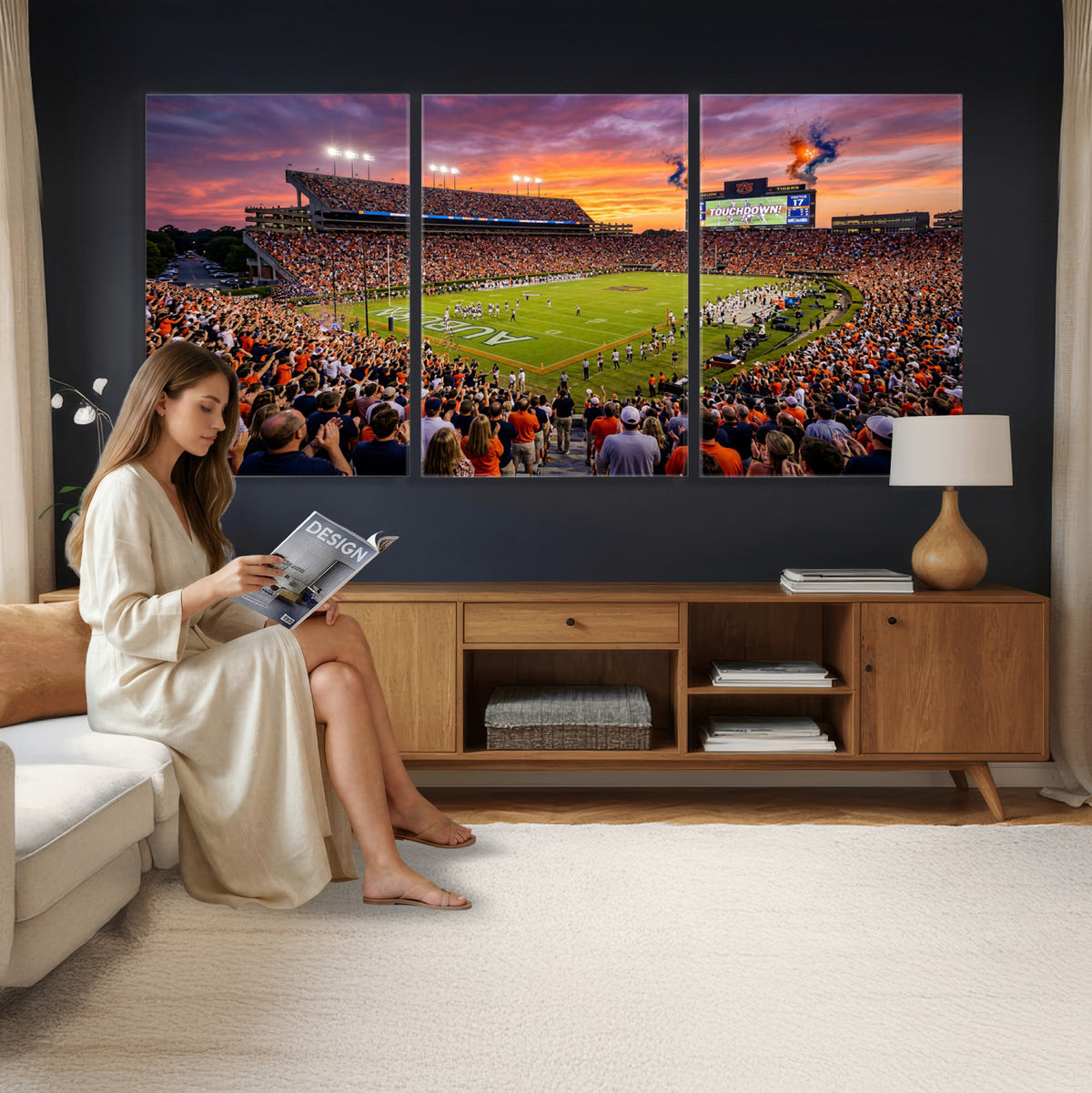 77756715-MGV-CV-36X24 - Stadium Wall Art Canvas Print
