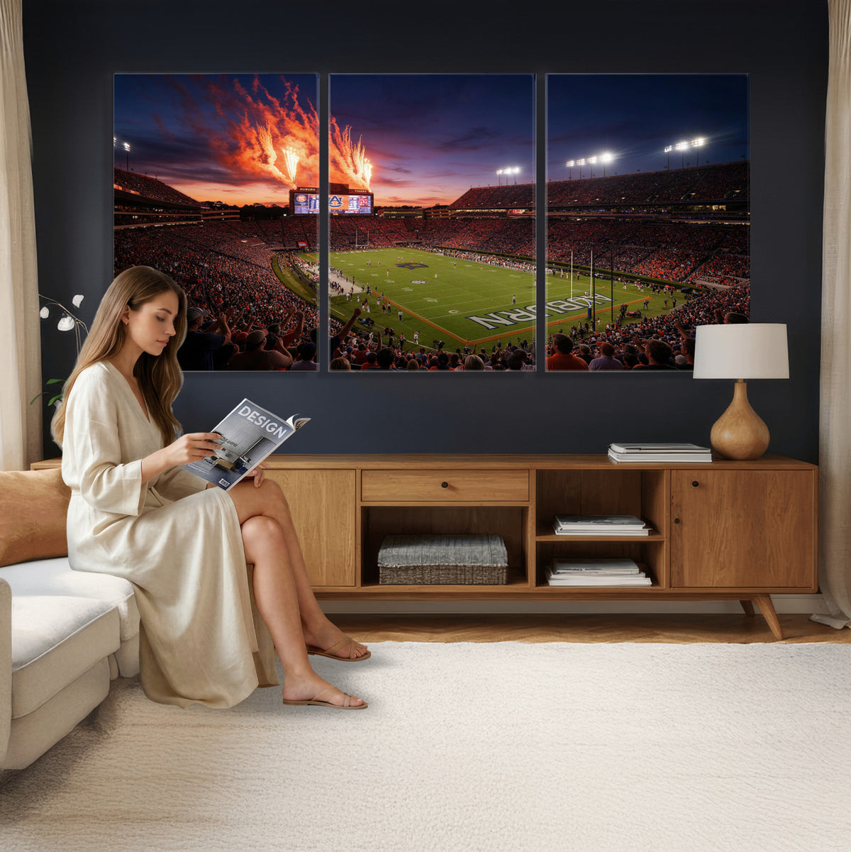 30686080-MGV-CV-36X24 - Stadium Wall Art Canvas Print
