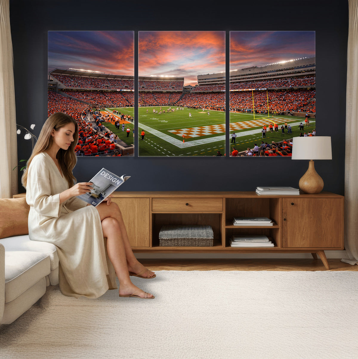 67648335-MGV-CV-36X24 - Stadium Wall Art Canvas Print