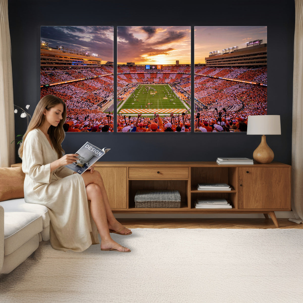 68184875-MGV-CV-36X24 - Stadium Wall Art Canvas Print