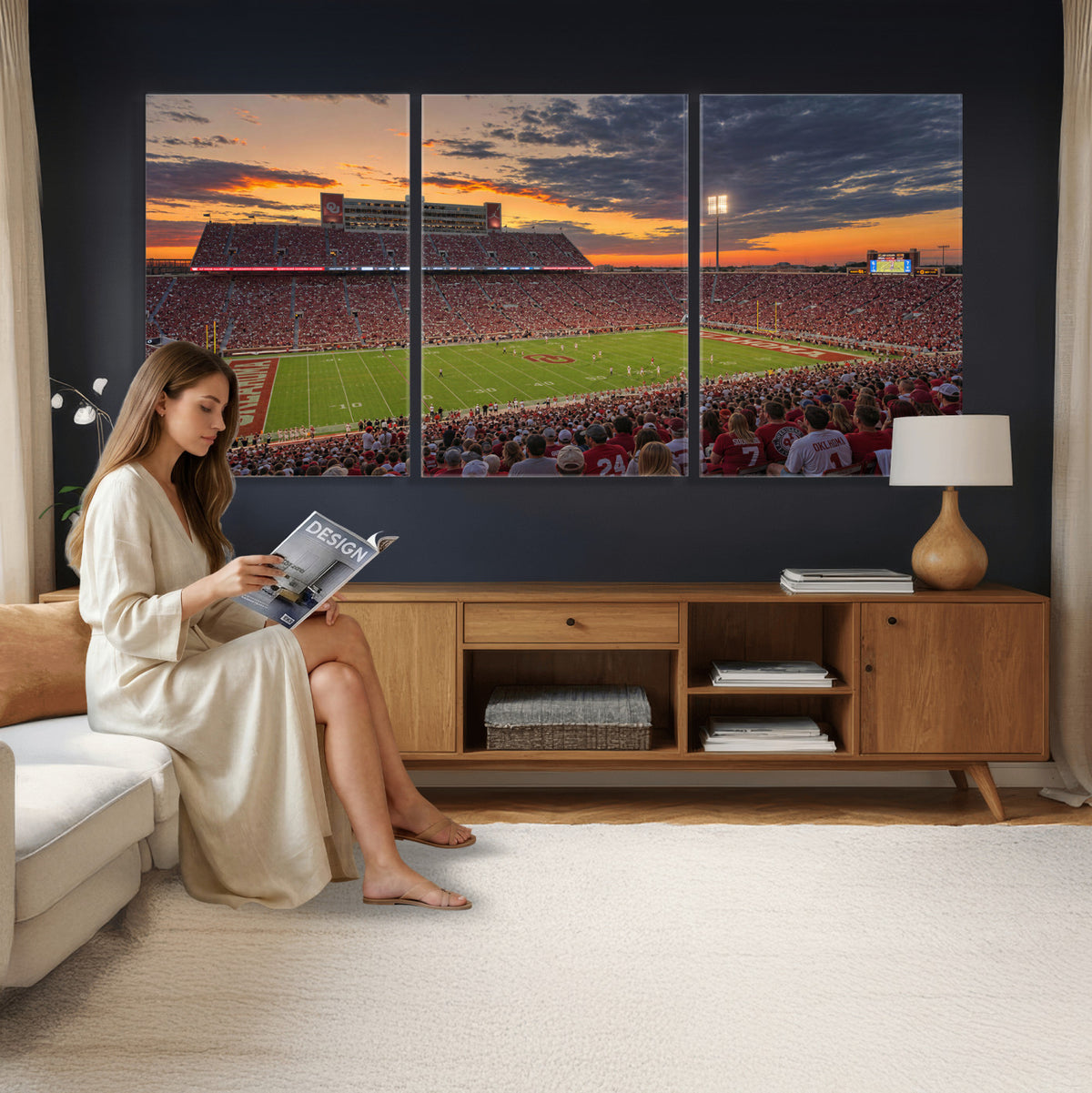 75444407-MGV-CV-36X24 - Stadium Wall Art Canvas Print