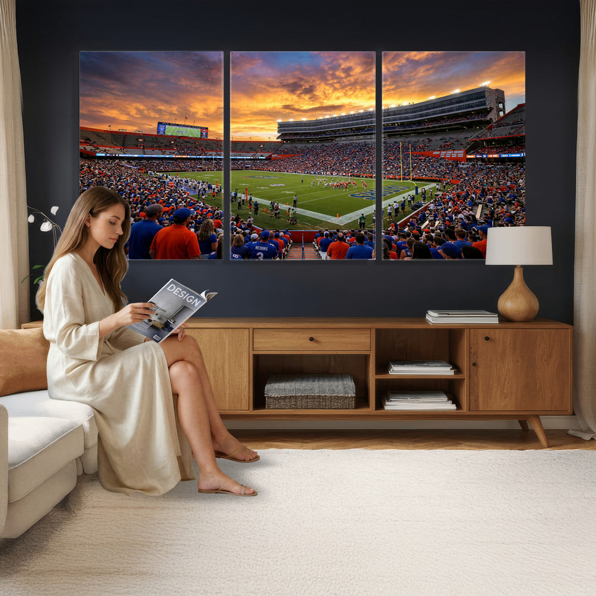 23829865-MGV-CV-36X24 - Stadium Wall Art Canvas Print