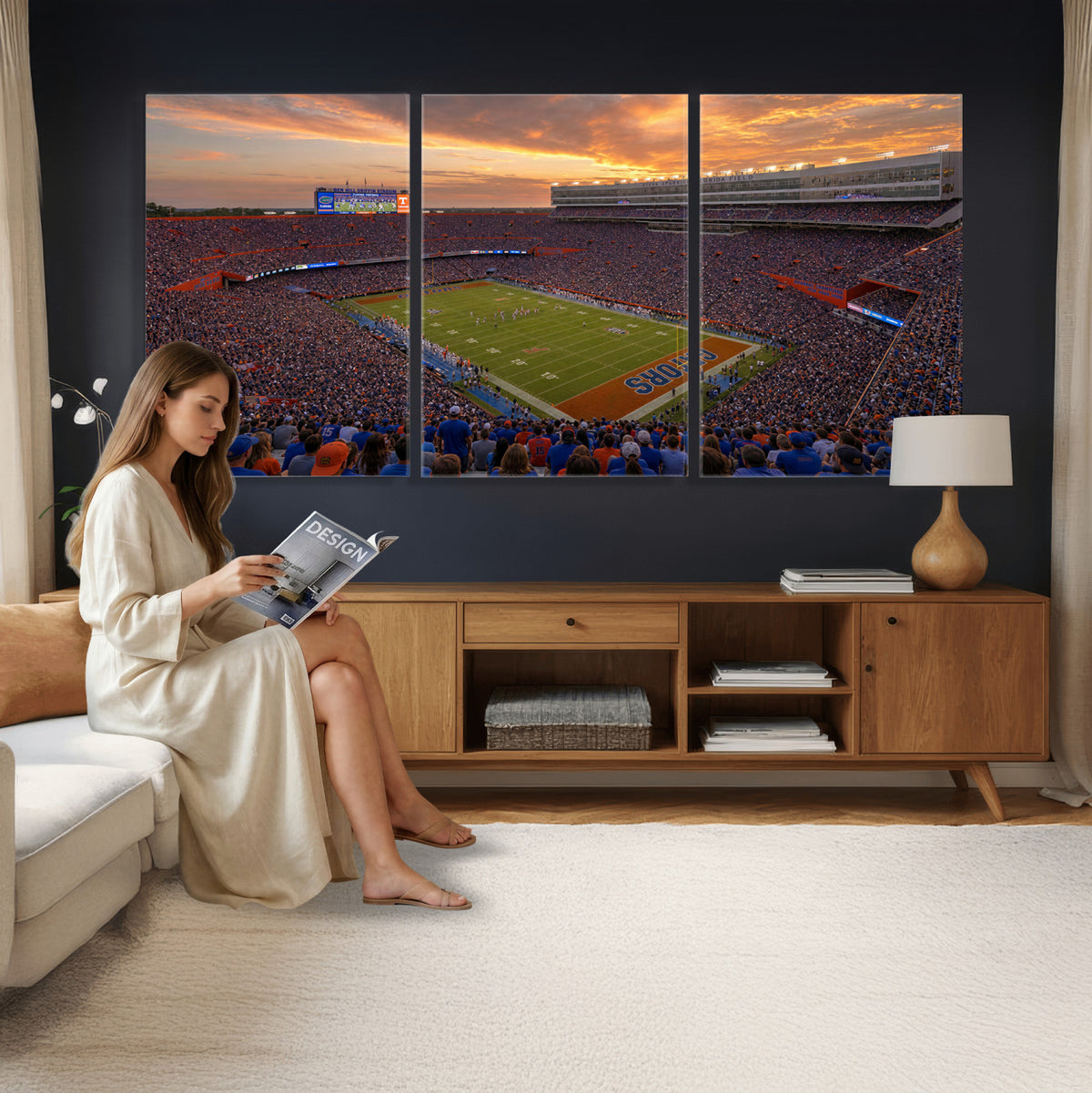 48009171-MGV-CV-36X24 - Stadium Wall Art Canvas Print