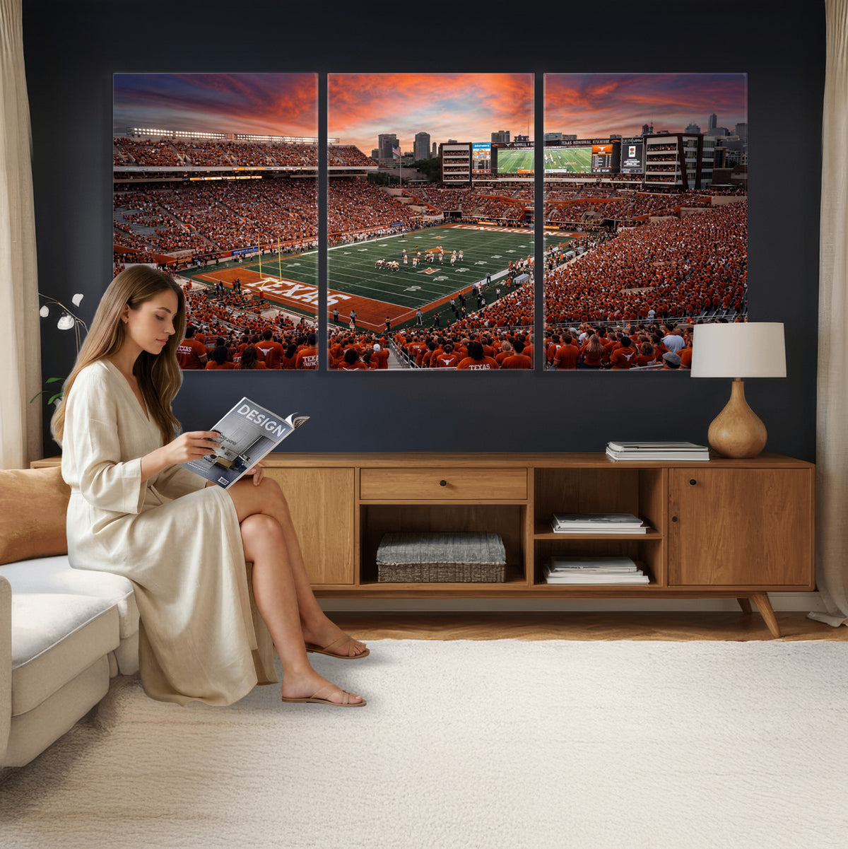 68564193-MGV-CV-36X24 - Stadium Wall Art Canvas Print