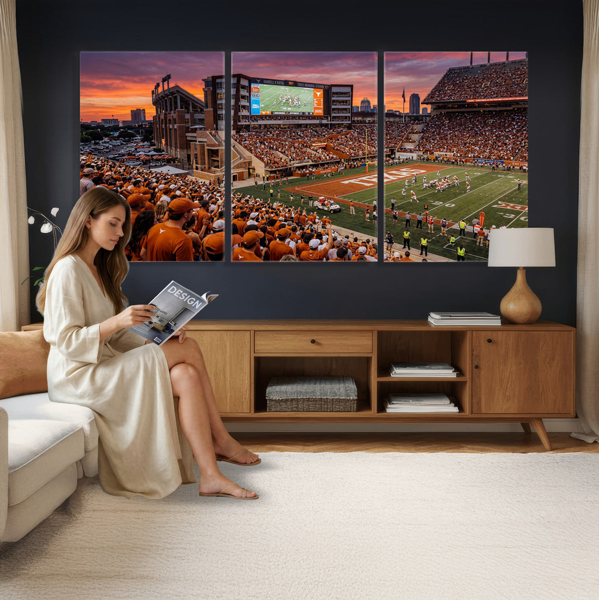 23743181-MGV-CV-36X24 - Stadium Wall Art Canvas Print