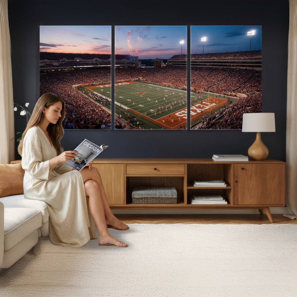 31666911-MGV-CV-36X24 - Stadium Wall Art Canvas Print