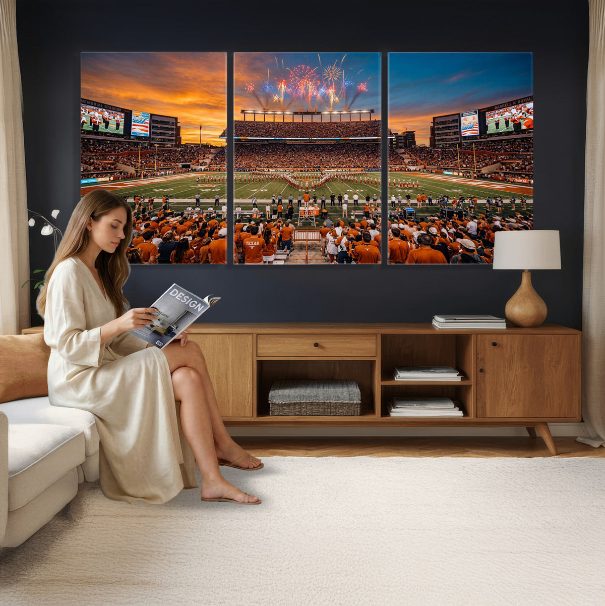 75031291-MGV-CV-36X24 - Stadium Wall Art Canvas Print
