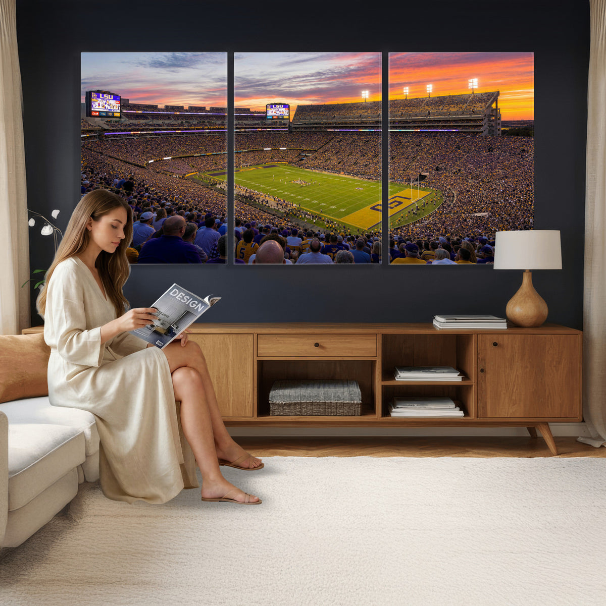 91303167-MGV-CV-36X24 - Stadium Wall Art Canvas Print