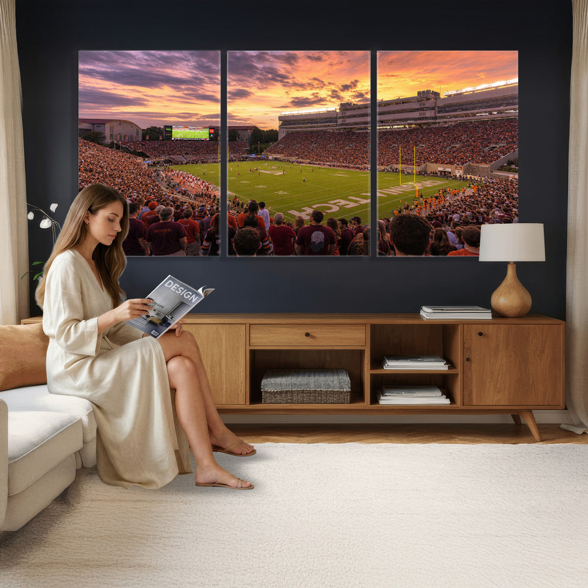 20221405-MGV-CV-36X24 - Stadium Wall Art Canvas Print