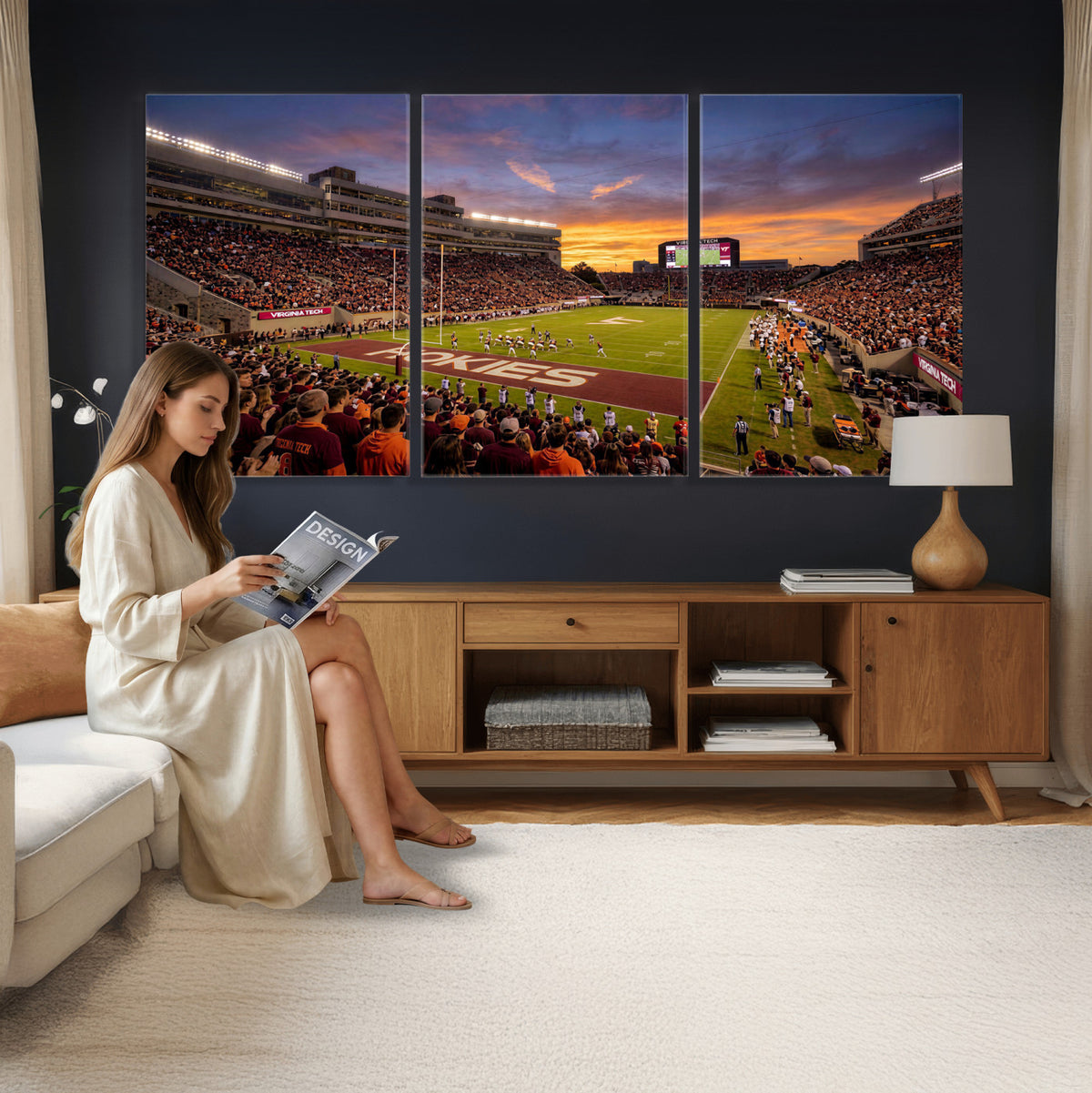 87141841-MGV-CV-36X24 - Stadium Wall Art Canvas Print