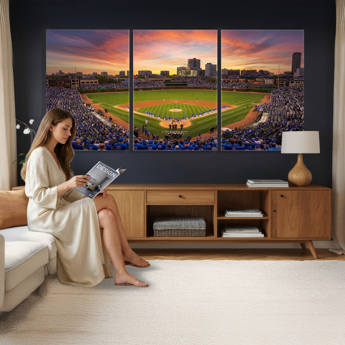 42812246-MGV-CV-36X24 - Stadium Wall Art Canvas Print