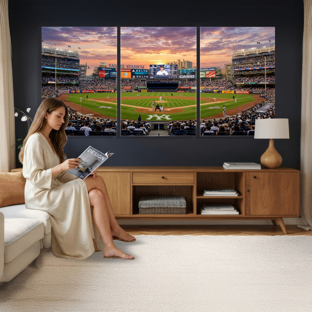 26297292-MGV-CV-36X24 - Stadium Wall Art Canvas Print