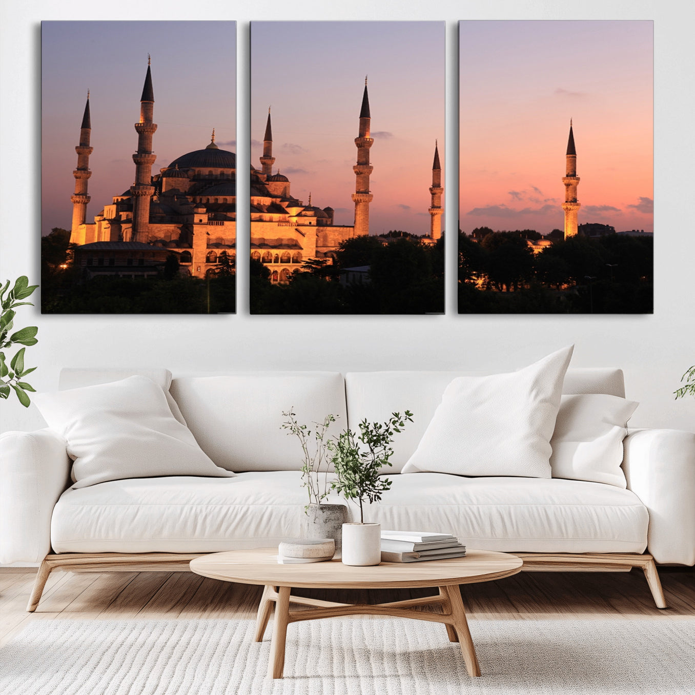 -Wall Art Turkey Istanbul Skyline Canvas Print