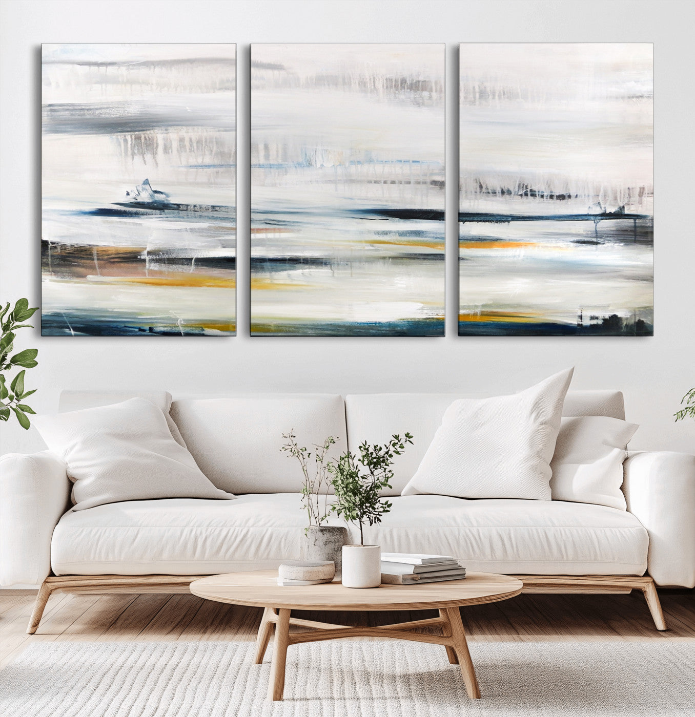 74932-MGV-CV-36X24-Soft Color Abstract Canvas Print