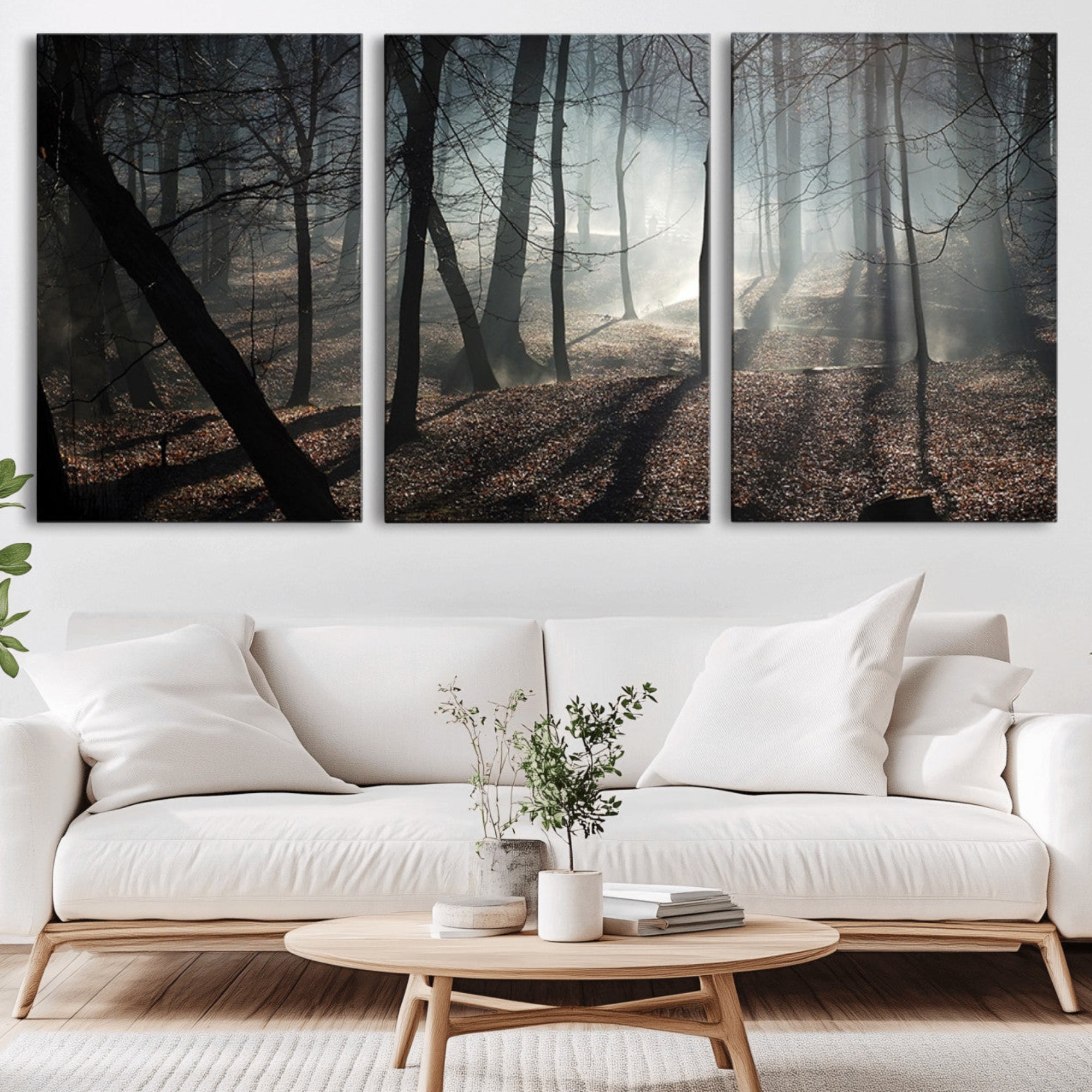 15648-MGV-CV-36X24-Dark Family and Tree Wall Art Canvas Print