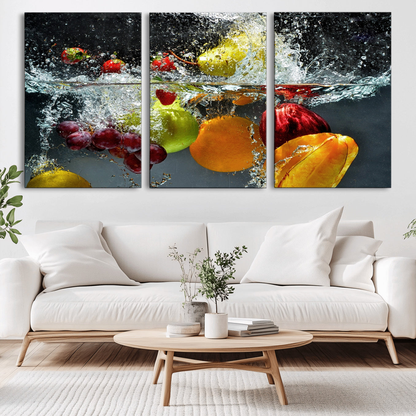 -Kithen Vegetables World Wall Art Canvas Print